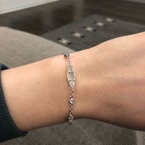 Kendra Scott Adjustable Chain Bracelet - silver